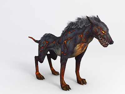 鬣狗模型3d模型