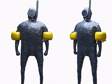 3d现代雕塑摆件模型