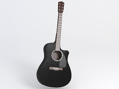 吉他模型3d模型