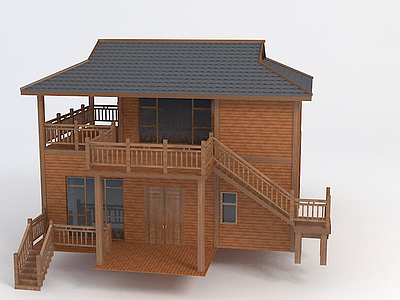 木屋模型3d模型