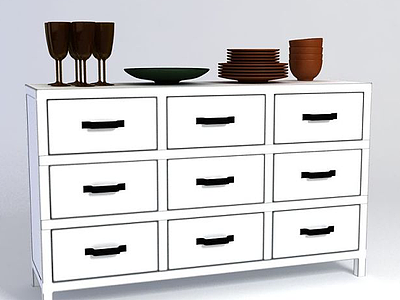 厨房斗柜3d模型