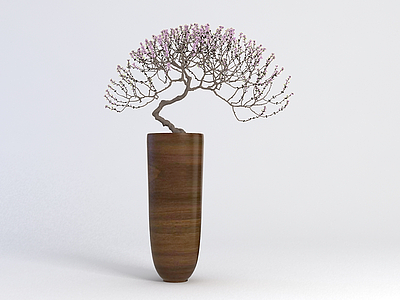 盆栽花卉模型3d模型