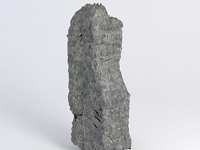 3d柱状石头摆件免费模型