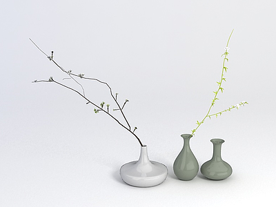 花瓶陈设品模型3d模型