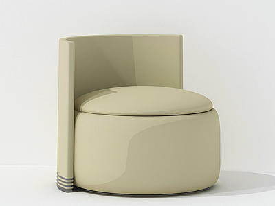 现代简欧休闲椅模型3d模型