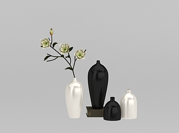 装饰花瓶模型