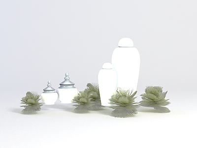 3d花瓶饰品模型