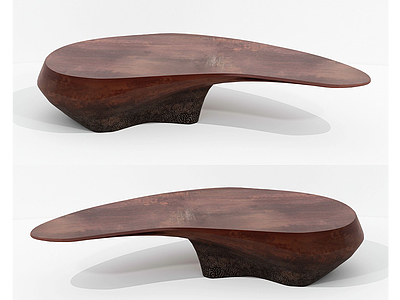 现代设计不规则茶桌休闲桌模型3d模型