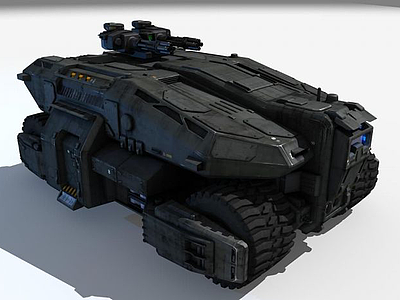 3D游戏战车模型3d模型