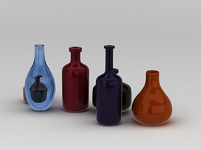 3d装饰花瓶免费模型
