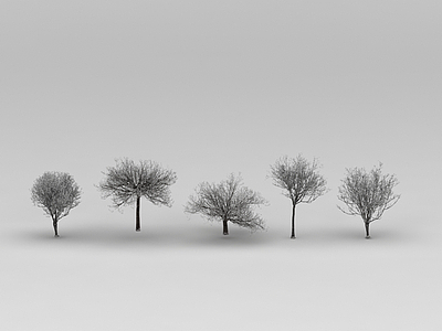 3d野生树木免费模型