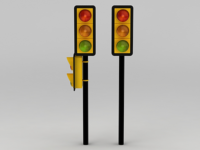 红绿灯模型3d模型
