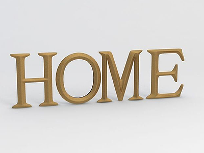 3dHOME<font class='myIsRed'>文字</font>免费模型