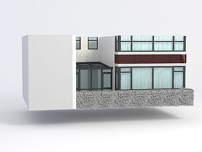 3d陽光房窗戶模型