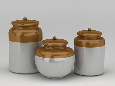 陶瓷器皿模型3d模型