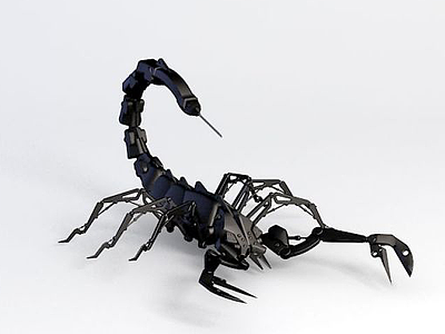 3d机械蝎子模型