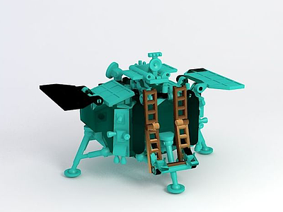 3d玉兔探月车模型