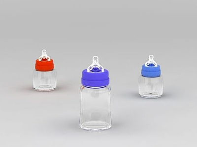 3d奶瓶模型
