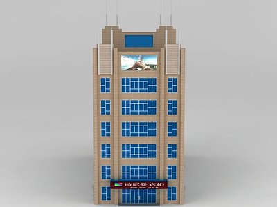 快捷酒店模型3d模型