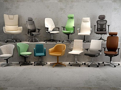 高品质办公椅合集模型3d模型