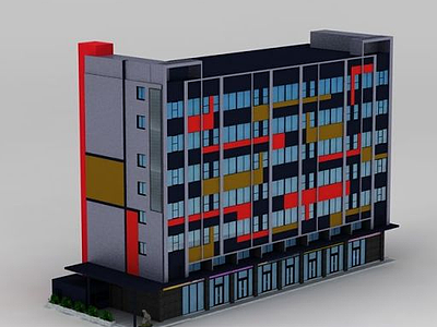 公寓楼模型3d模型