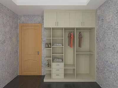 卧室衣柜3d模型