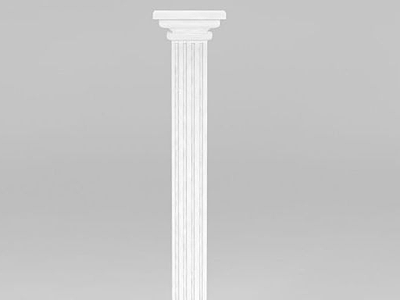 罗马柱3d模型
