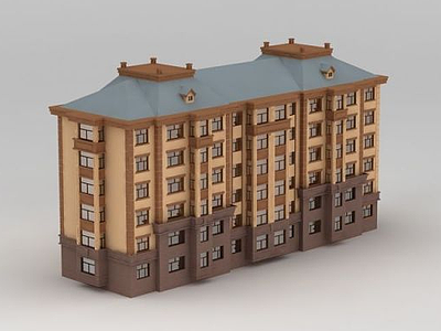 3d精品住宅楼模型