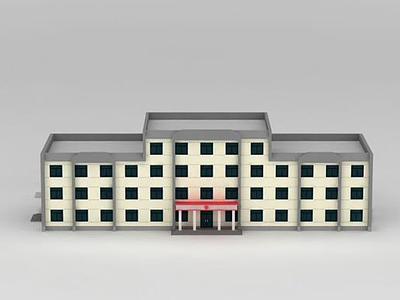 政府办公楼模型3d模型