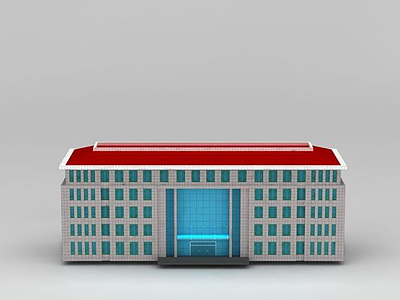 3d办公大楼模型