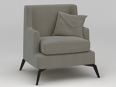 3d软包沙发椅免费模型