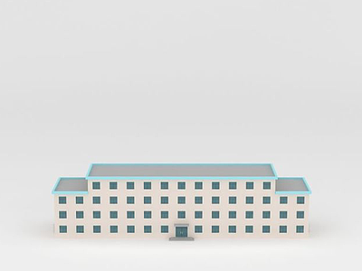 3d集体宿舍模型