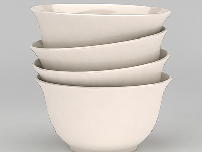 3d陶瓷花盆模型