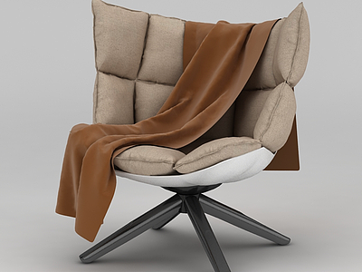 3d休闲懒人沙发椅免费模型