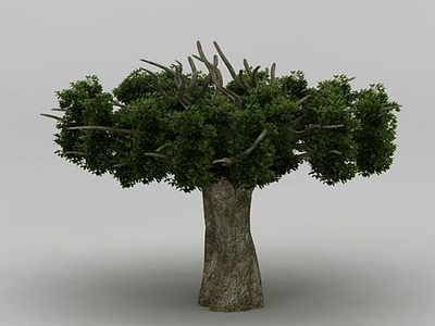 3d假树模型