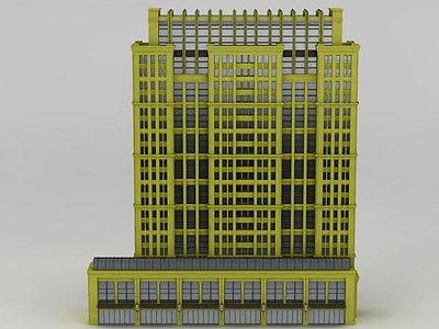 3d楼房建筑模型