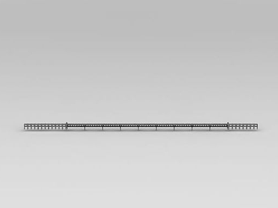 3d武汉长江大桥模型