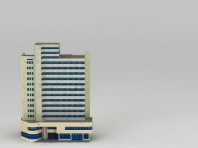 高档酒店3d模型