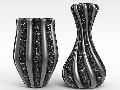 3d现代创意花瓶模型