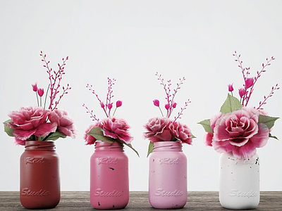 3d植物花卉装饰品免费模型