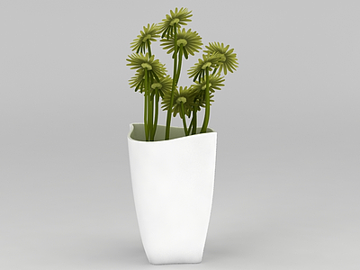 3d室内绿植盆栽免费模型