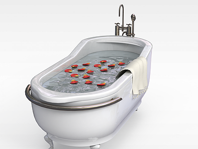 独立浴缸模型3d模型