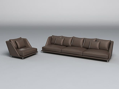 楷模拿铁妮可沙发模型3d模型
