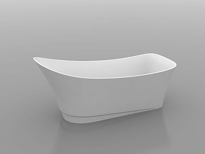 独立浴缸3d模型