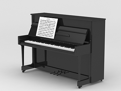 3d钢琴免费模型
