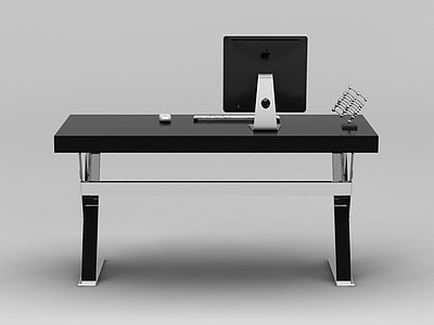 现代时尚办公桌模型3d模型
