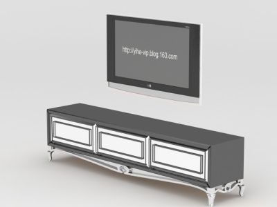 3d客厅电视柜模型