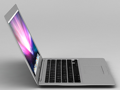 苹果超薄笔记本模型3d模型