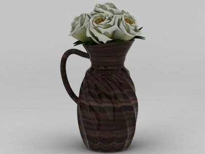 欧式装饰花瓶模型3d模型