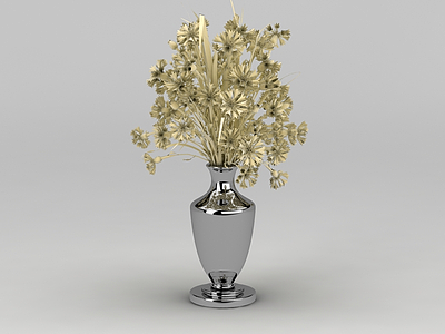 欧式干枝花卉装饰品模型3d模型